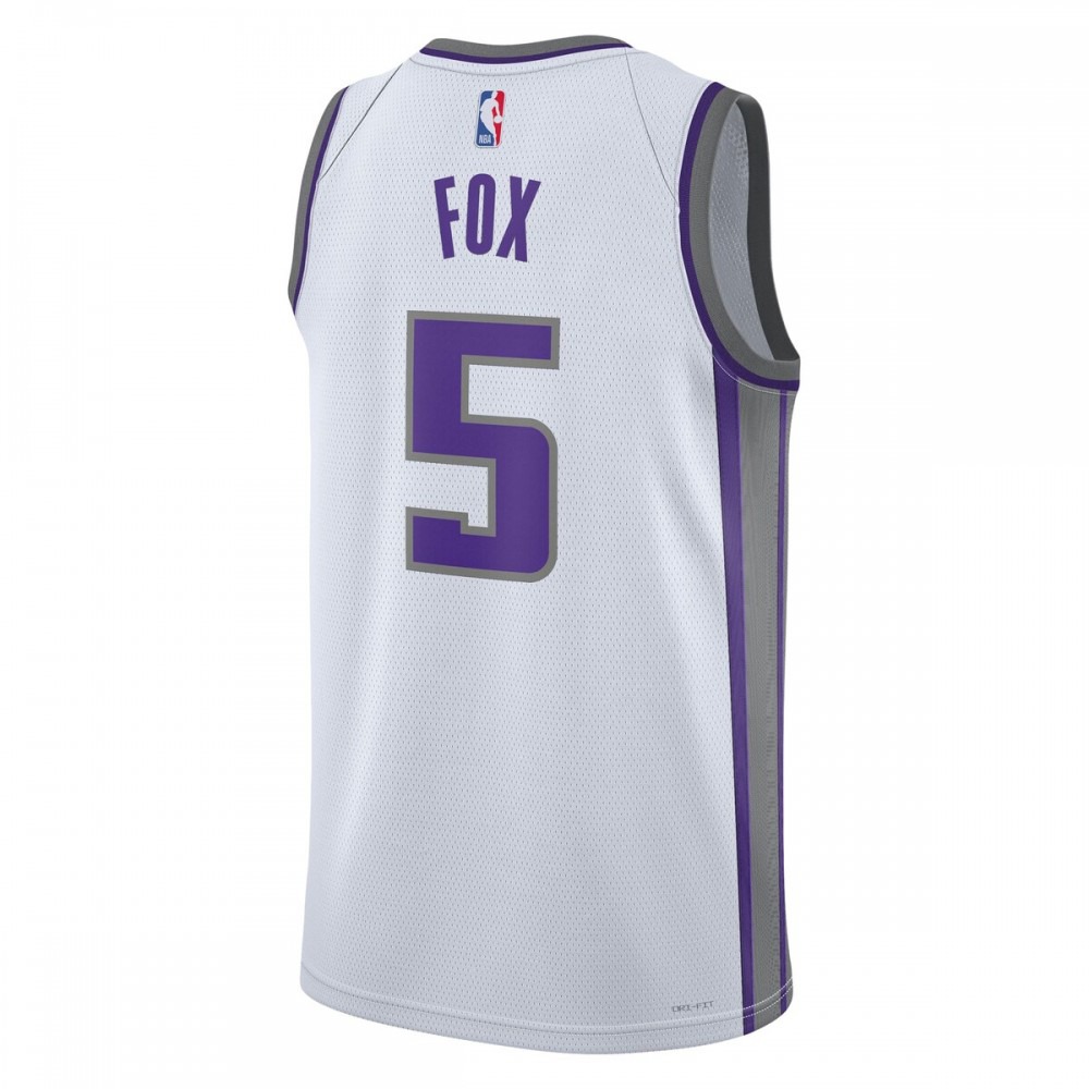 De'Aaron Fox Sacramento Kings Unisex 2022/23 Swingman Jersey - Association Edition - White-Pro Kit Vault | Brand New 26/27 Sports Jerseys